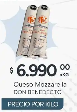 El Milagro Mayorista Don benedecto queso mozzarella oferta