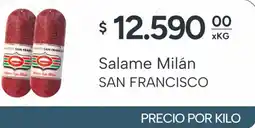 El Milagro Mayorista San francisco salame milán oferta