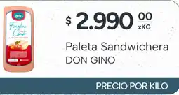 El Milagro Mayorista Don gino paleta sandwichera oferta