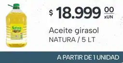 El Milagro Mayorista Natura aceite girasol oferta