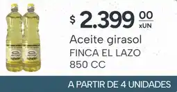 El Milagro Mayorista Finca el lazo aceite girasol oferta