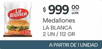 El Milagro Mayorista La blanca medallones oferta