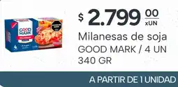 El Milagro Mayorista Good mark milanesas de soja oferta