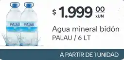 El Milagro Mayorista Palau agua mineral bidón oferta