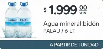 Palau agua mineral bidón