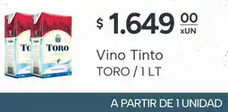 El Milagro Mayorista Toro vino tinto oferta
