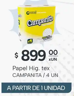El Milagro Mayorista Campanita papel hig. tex oferta