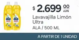 El Milagro Mayorista Ala lavavajilla limón ultra oferta