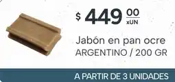 El Milagro Mayorista Argentino jabón en pan ocre oferta