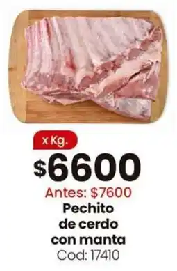 Coto Pechito de cerdo con manta oferta