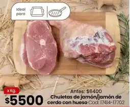 Coto Chuletas de jamón/jamón de cerdo con hueso oferta