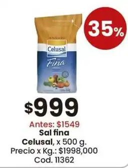 Coto Celusal sal fina oferta