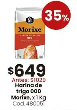 Coto Morixe harina de trigo 000 oferta