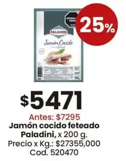 Coto Paladini jamón cocido feteado oferta
