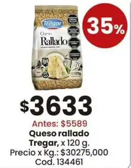 Coto Tregar queso rallado oferta