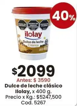 Coto Ilolay dulce de leche clásico oferta