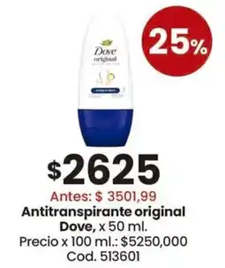 Coto Dove antitranspirante original oferta