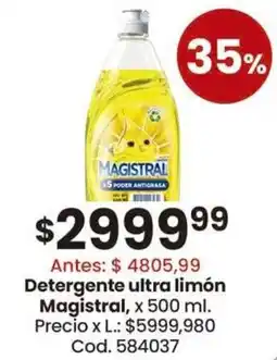 Coto Magistral detergente ultra limón oferta