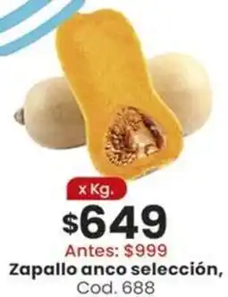 Coto Zapallo anco selección oferta