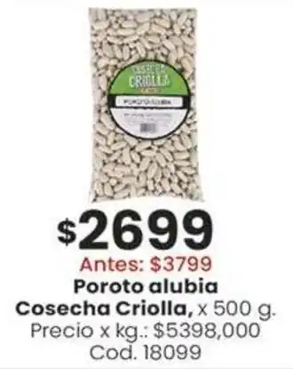 Coto Cosecha criolla poroto alubia oferta