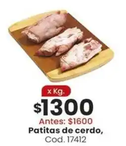 Coto Patitas de cerdo oferta