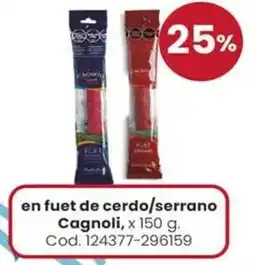 Coto Cagnoli en fuet de cerdo/serrano oferta