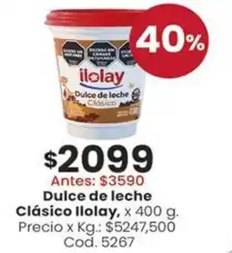 Coto Ilolay dulce de leche clásico oferta