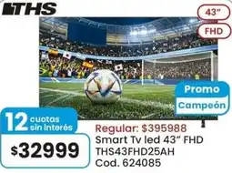 Coto Lths smart tv led 43" fhd oferta