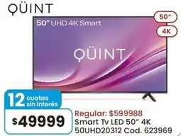 Coto Qüint 50" uhd 4k smart oferta