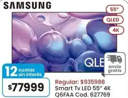 Coto Samsung smart tv led 55" 4k oferta
