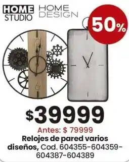 Coto Home home/ studio design relojes de pared varios diseños oferta