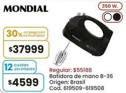 Coto Mondial batidora de mano B-36 oferta