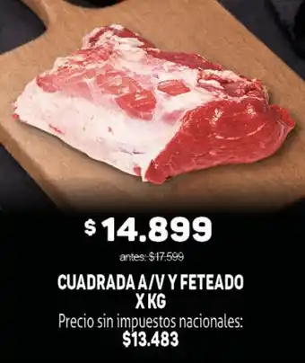Makro Cuadrada a/v y feteado oferta