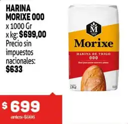 Makro Morixe harina 000 oferta
