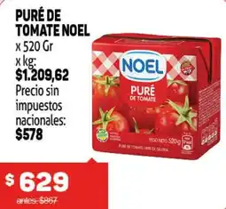 Makro Noel puré de tomate oferta