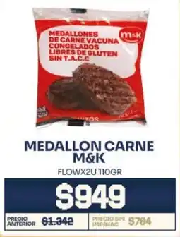Makro M&K medallon carne oferta