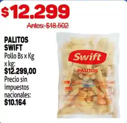 Makro Swift palitos pollo bs oferta