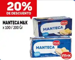 Makro M&K manteca oferta