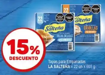 Makro La saltena tapas para empanadas oferta