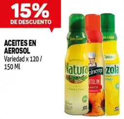 Makro Aceites en aerosol variedad oferta