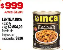 Makro Inca lenteja oferta