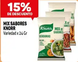 Makro Knorr mix sabores variedad oferta
