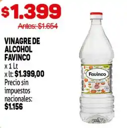 Makro Favinco vinagre de alcohol oferta