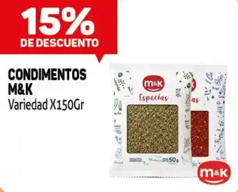 Makro M&K condimentos variedad oferta