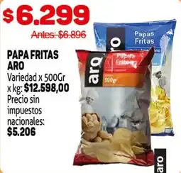 Makro Aro papa fritas variedad oferta