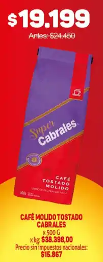 Makro Super cabrales café molido tostado cabrales oferta