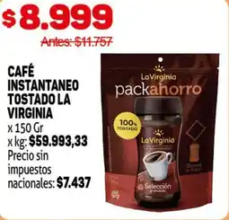 Makro La virginia café instantaneo tostado oferta