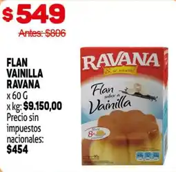 Makro Ravana flan vainilla oferta