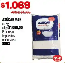Makro M&K azúcar oferta