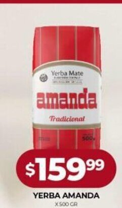 Supermercados Tadicor Yerba Amanda x 500 gr oferta
